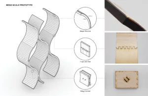 Hygrosensitive Kinetic Façade: Mesoscale prototype