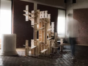 Generative Isotropic Timber System: Installation